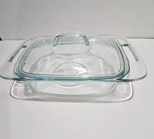Pyrex Easy Grab Klarglas Länglich Backen Auflaufform 2 Quart C024 Deckel C624/A/21 - Bild 1 von 10