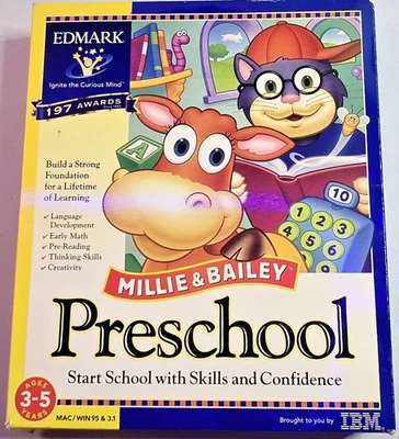Millie and Bailey Preschool Pc Mac Complete In Box - Image 1 of 2