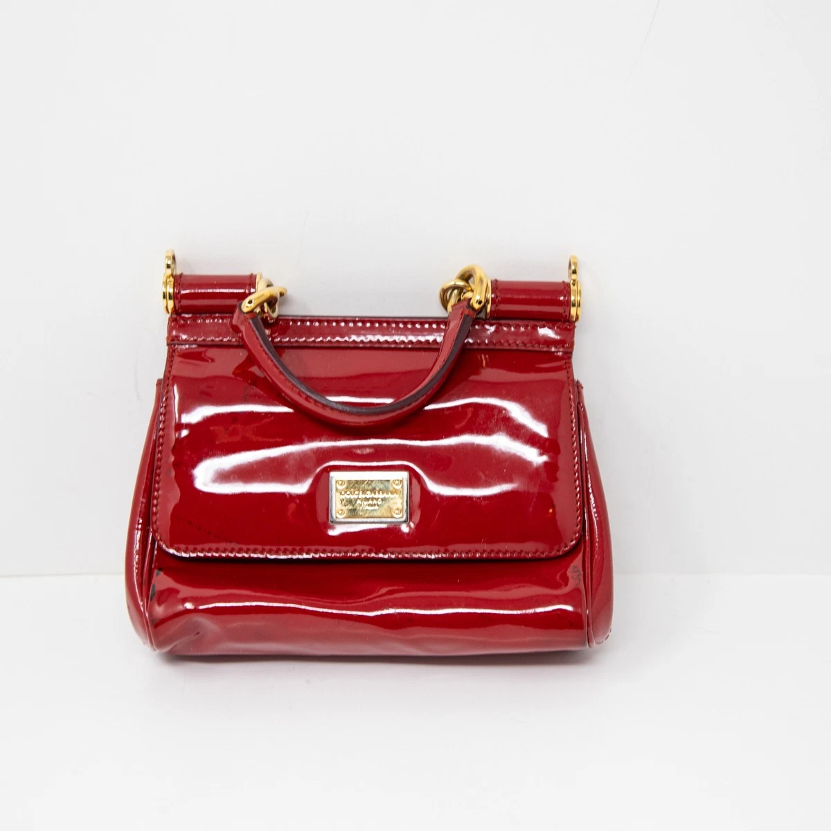 Dolce&Gabbana Red Leather Exterior Bags & Handbags for Women for