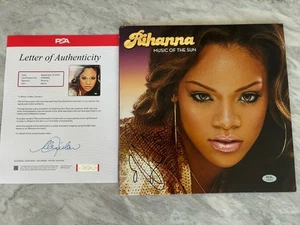 Rhianna Signed Autographed Music Of The Sun Vinyl Psa DNA Letter Of Auth - Picture 1 of 1