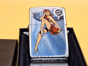 Zippo PINUP GIRL  2012 NOSE ART - Picture 1 of 6