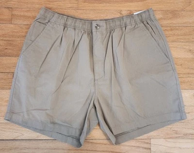 Pantalones cortos para hombre Bealls Windham Pointe cintura elástica chinchilla (Dk. Caqui) Grande Foto 1 de 4