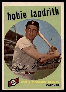 1959 Topps #422 Hobie Landrith VG/EX Very Good/Excellent Giants  - Picture 1 of 2