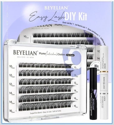 Lash Clusters BEYELIAN Easy DIY Kit Lash Bond Seal, Cluster Lash Remover - Image 1 of 4