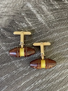 Hickok Wooden Cufflinks - Picture 1 of 2