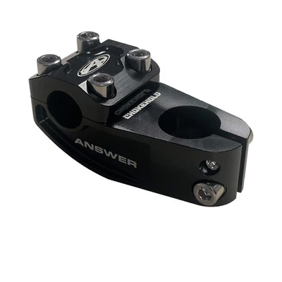 AnswerBMX Chokehold 50mm Alloy BMX Stem 22.2mm Bar, 6061 Aluminum Black - Image 1 of 4