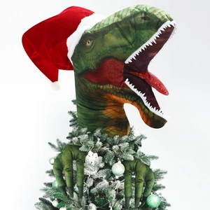 Decoración de árbol de dinosaurio de Navidad T-rex adorno de árbol de Navidad fiesta de Navidad... - Imagen 1 de 6