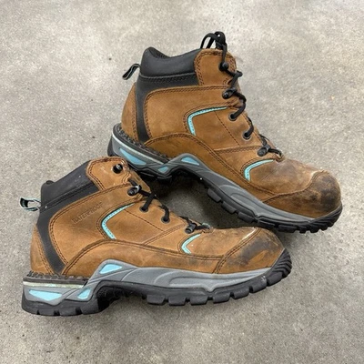 Red Wing 女式鞋 2373 FlexForce 防水皮革铝头靴 9.5D — 第 1/4 张图片