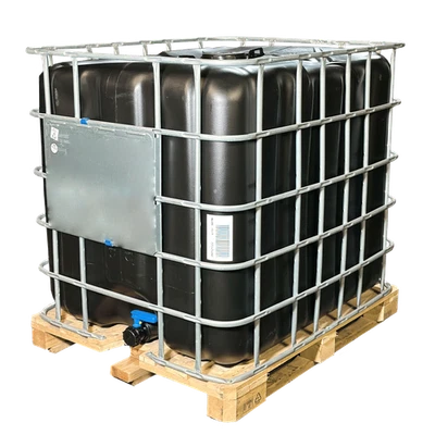 IBC-Container 1000l schwarz UV neu Innenbehälter Lebensmittel Wassertank - Bild 1 von 3