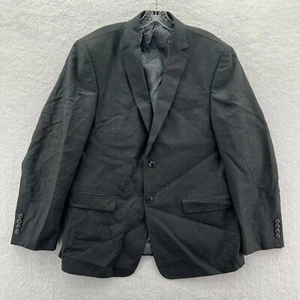 DKNY Blazer Jacket Mens 44 R Gray 44x32 Wool Job Suit Sport Coat Top Work Classy - Picture 1 of 16