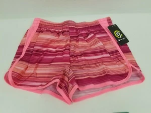 Pantaloncini da ragazza Activewear a righe C9 Champion taglia media 7-8 nuovi con etichette - Foto 1 di 5