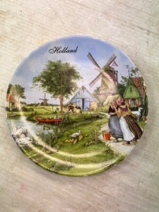 Royal Schwabap Holland Windmill Small Decorative Plate - Foto 1 di 4