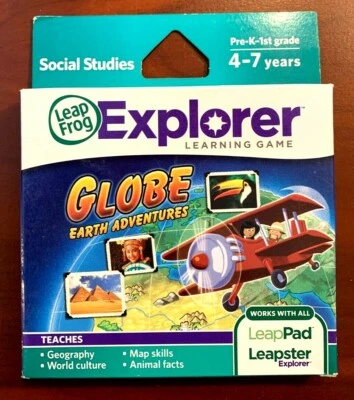 LeapFrog LeapPad Explorer: Globe - Earth Adventure, Leap Pad 1 2 3 GS XDI U NIB - Image 1 of 2