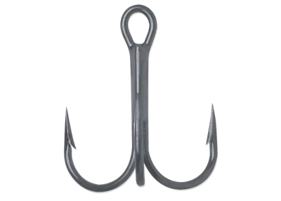 VMC 9650BN BLACK NICKEL/1X-STRONG ROUND TREBLE CARBON HOOKS/CHOOSE SIZE/PACKAGE - Image 1 of 3