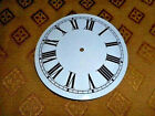 Roman Clock Dial Face Paper Card White Gloss    4 1/2" Minute Track