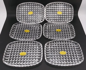 Juego de 6 platos de nueces de caramelo genuinos 24% cristal de plomo 5,5" L X 4" W Alemania Occidental - Imagen 1 de 12