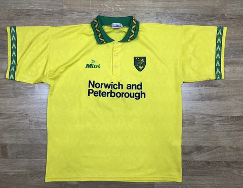 FC NORWICH CITY 1994 1995 1996  HOME FOOTBALL JERSEY SOCCER SHIRT VINTAGE Cover