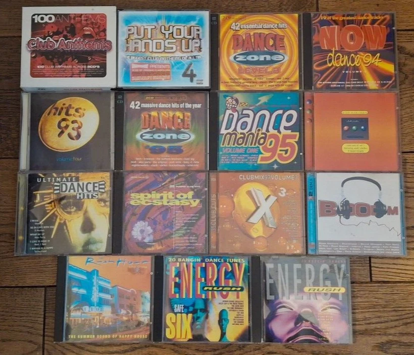 Job Lot - 90s Dance -  15 × CD, Compilations - Image 1 of 2