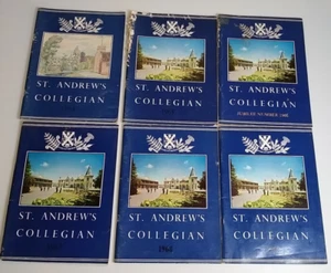 6 x Vintage NZ St Andrew's College Collegian Books 1964 -65 / 66 / 67 /68 - 1969 - Picture 1 of 22