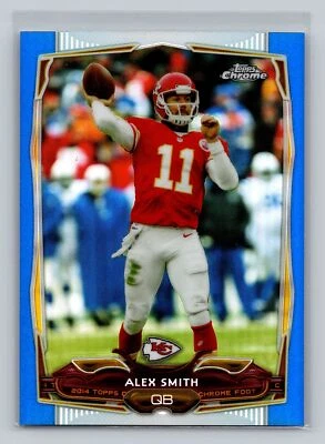 2014 Topps Chrome #54 Alex Smith Blue Refractors #/199 - Image 1 of 2