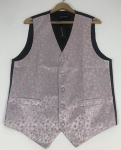 Nuevo con etiquetas Chaleco Floral Barry Wang Para Hombre Cachemira Victoriano Steampunk Boda Pequeño - Imagen 1 de 5