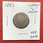 1885? US LIBERTY "V" Nickel! "KEY DATE" Old US Coin!