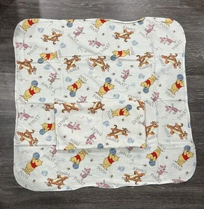 Vintage Disney Winnie Puuh Baby Empfangsdecke 27,5” x 27,5” Menge 2 - Bild 1 von 4