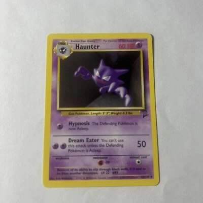 Haunter 43/130 2000 Base Set 2 Pokemon Card WOTC Nintendo Vintage Uncommon Lp/Mp - Image 1 of 2