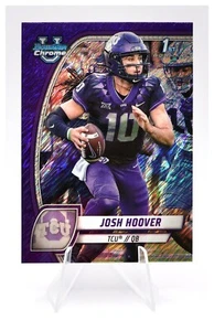 2024 Bowman U Chrome Josh Hoover #108 1st Shimmer Purple Refractor - Picture 1 of 2