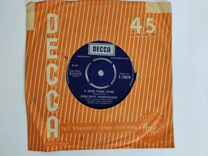 Engelbert Humperdink: A Good Thing Going / The Way It Used To Be 7” vinyl - Imagen 1 de 3