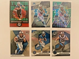 Christian McCaffrey Panini Mosaic Mixed Six Cards Lot 2 Greens 49ers - Picture 1 of 2