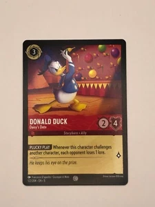 Disney Lorcana Shimmering Skies Donald Duck Daisy’s Date Non-Foil 122/204 - Picture 1 of 2
