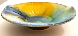 Ken Follette Studio ciotola ceramica cristallina 9,25" - Foto 1 di 7