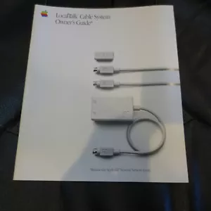 Vintage Apple Macintosh "LocalTalk Cable System Owners Guide" - 1987 - Foto 1 di 1