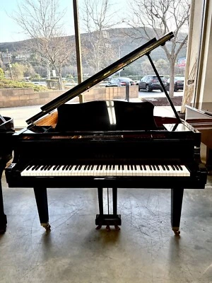 Yamaha GH1 Baby Grand Piano 5'3" Polished Ebony - Image 1 of 4