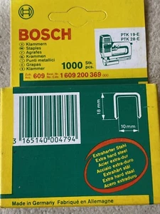Tacker Klammern Bosch Typ 53 - 1000 Stück - 18 mm Länge - Bild 1 von 4