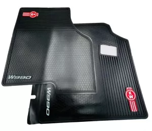 Juego de alfombrillas delanteras de vinilo de goma personalizadas Kenworth W990 KWL0G0990 OEM - Imagen 1 de 1