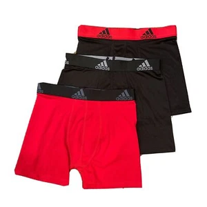 Set of 3 adidas Boy's Boxer Brief Midway Size L 14-16 Athletic Underwear - Picture 1 of 4