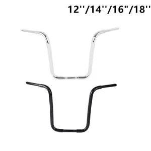 12''/14''/16"/18''Ape Hanger 1 1/4" Handlebar Fit For Harley FLST FXST Sportster - Bild 1 von 20