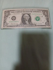 1969 B $1 Federal Reserve Note Green Seal Circulated - Picture 1 of 2