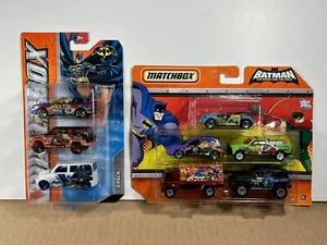 Matchbox Batman Multi-pack Lot 2 Includes 8 Vehicles VW Beetle Convertible + HTF - Picture 1 of 13