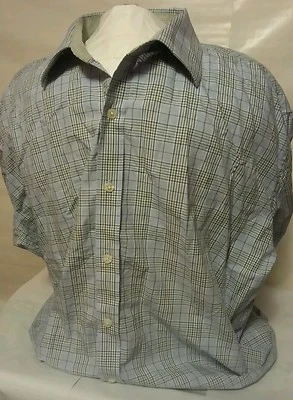 Henry Grethel Men's Blue & Green Plaid Check L/S Button Down Shirt Size XL - Image 1 of 4