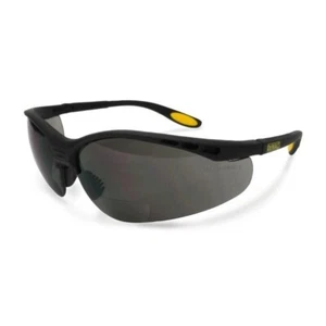 DeWalt BIFOCAL +2.0 Readers SMOKE GRAY Sunglasses Safety Glasses UV ANSI Z87+ - Picture 1 of 13