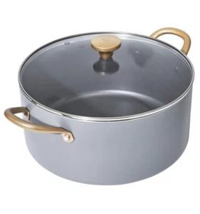 HERMOSA OLLA CUBIERTA POR DREW BARRYMORE 11"/8QT - Gris Humo - Imagen 1 de 5
