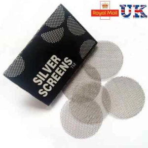 500 PCS Fine Quality Steel Pipe Screen Filter 20mm Gauze Metal Grey Bong Smoke - Picture 1 of 2