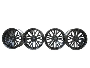 Niche 20” x 10.5” Black Wheels Wheel Set of 4 20x10.5 - Picture 1 of 17