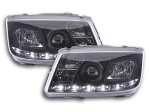 Coppia di Luci Fari fanali angel eyes a LED VW Bora 1J 99-04 - Imagen 1 de 7