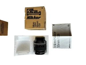 Nikon Ai-s Ais Micro NIKKOR 55mm f/2.8 MF Macro Lens - Picture 1 of 6