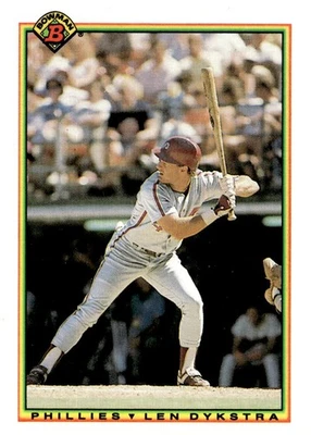 1990 Bowman #152 Len Dykstra - Image 1 of 2