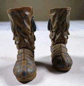 AEW Unrivaled Male Feet Calf Boots Parts Fodder 7" 1/10 Scale Jungle Boy #42 - Picture 1 of 6